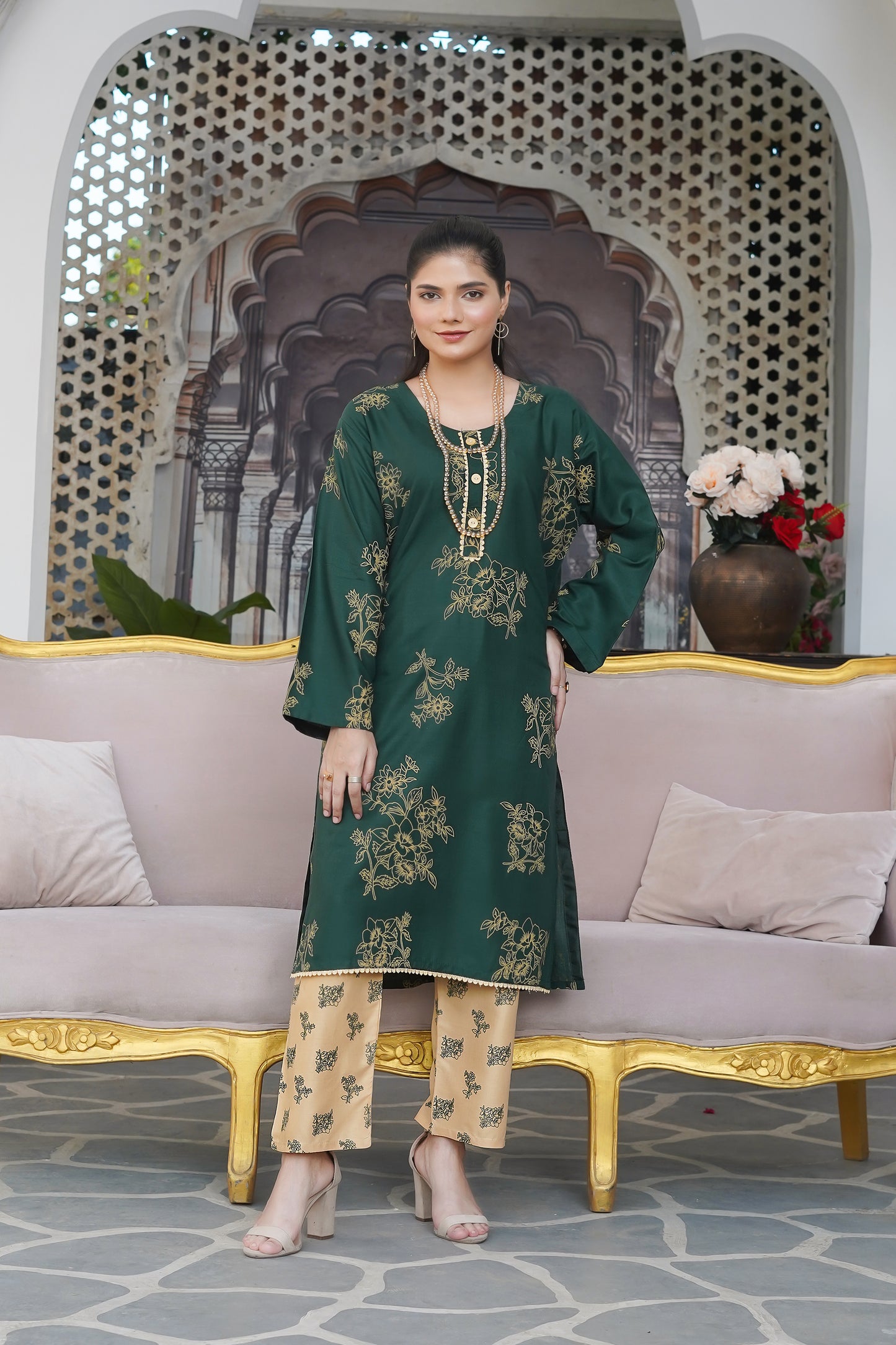 FLORAL CONTRAST 2PCS