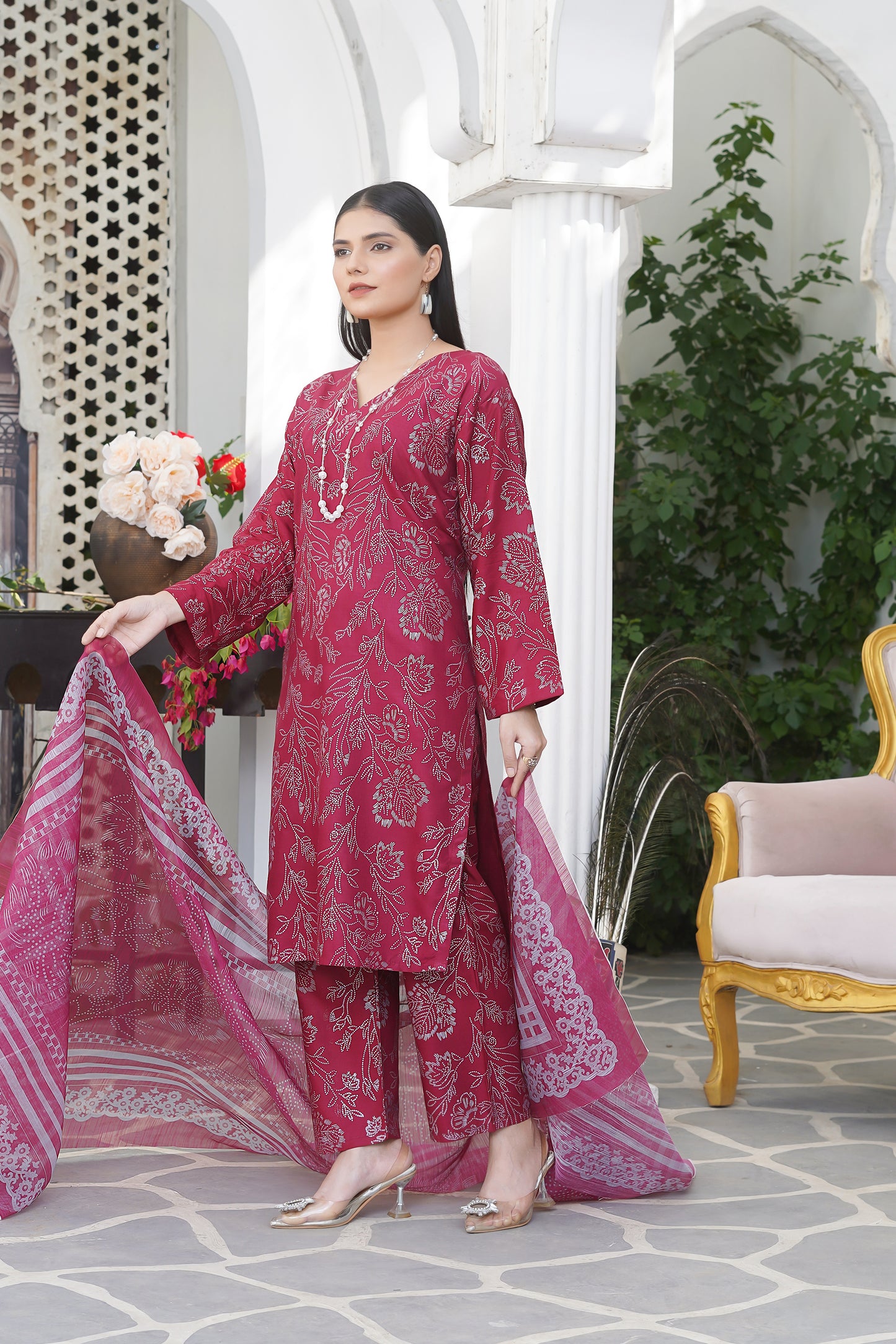 charizma maroon 3pcs