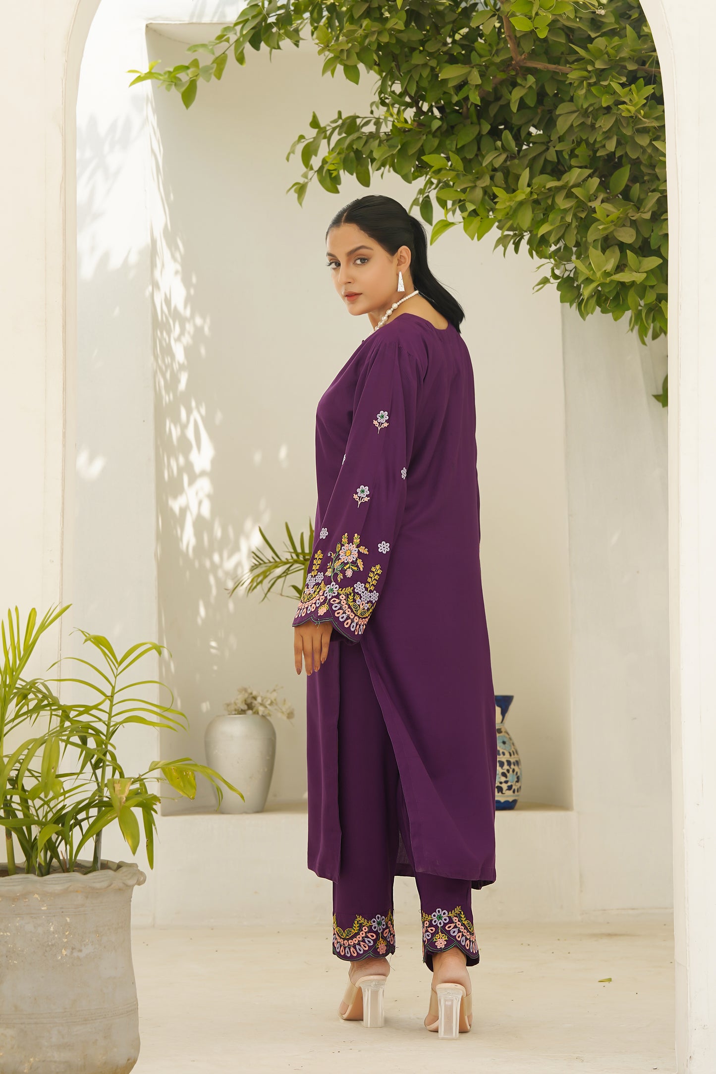 HUMA PURPLE TWO PIECE