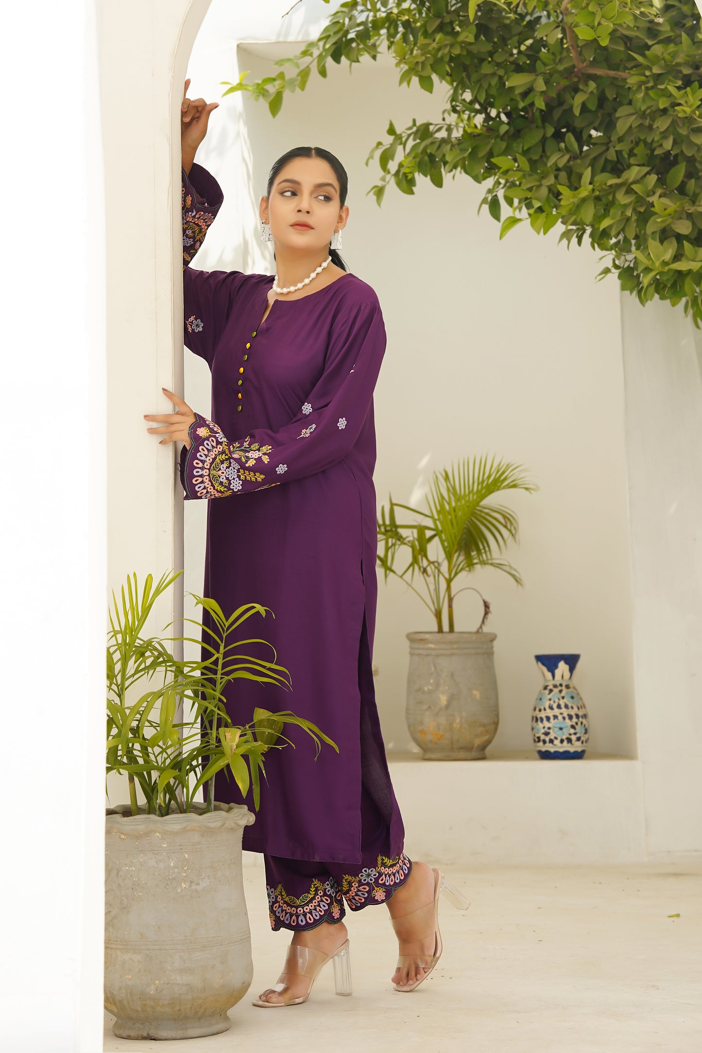 HUMA PURPLE TWO PIECE