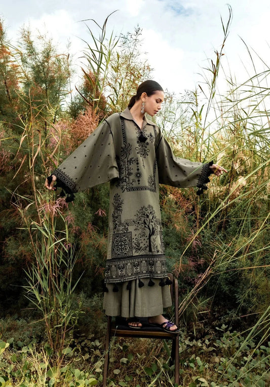 RANG-E-HAYA KHADDAR 2 PIECE