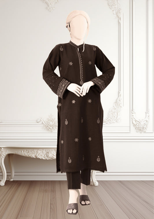 nafasat brown 2 piece