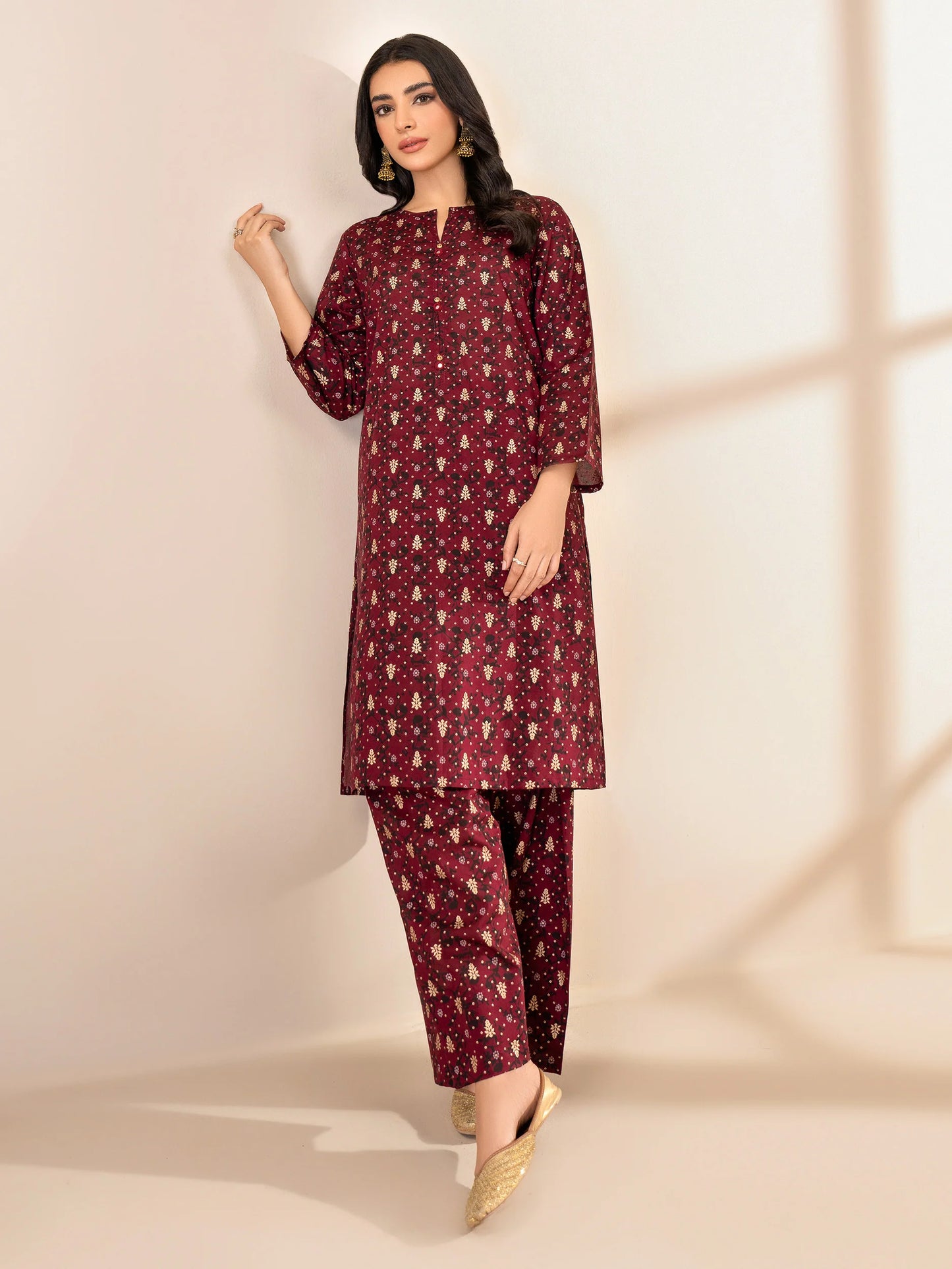 rayyan maroon 3d printed 2 pcs